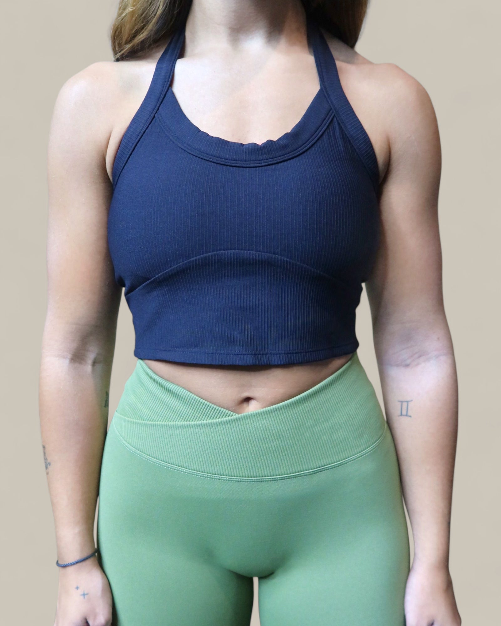 Backless Hanging Neck Tank