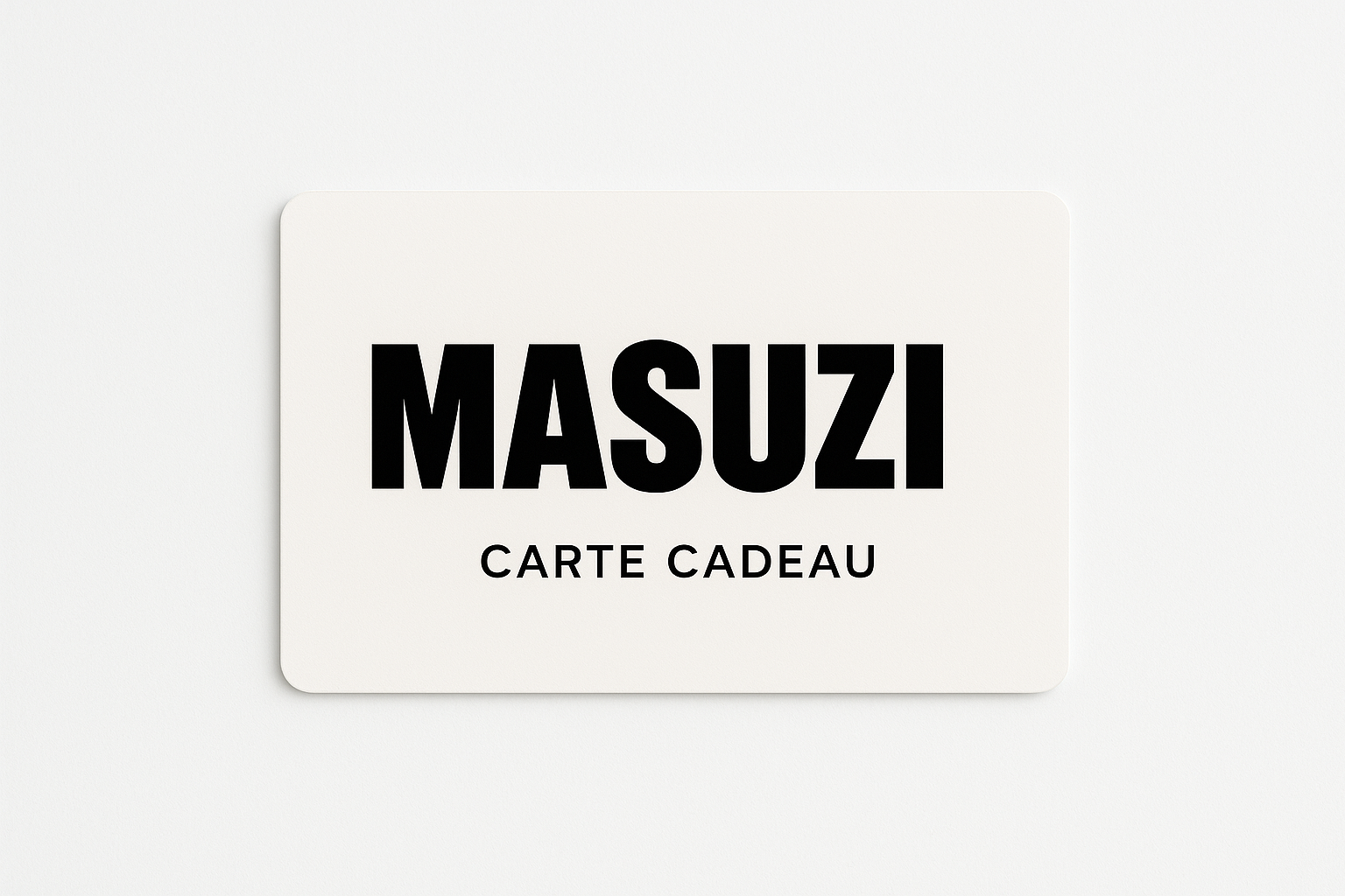 Carte-cadeau Masuzi